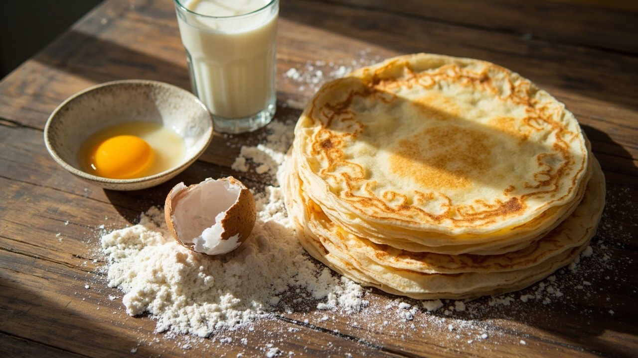 млинці на крохмалі без муки