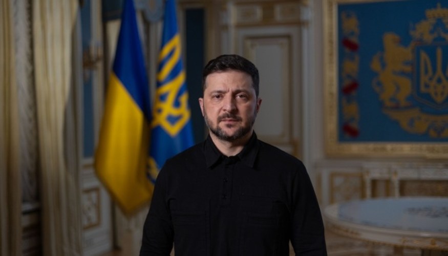 Президент України Володимир Зеленський під час робочого візиту до Парижа 13 липня 2026 року.