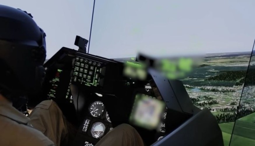 Мобільні тренажери винищувачів F-16, отримані Україною (скриншот відео Міністерства оборони України)