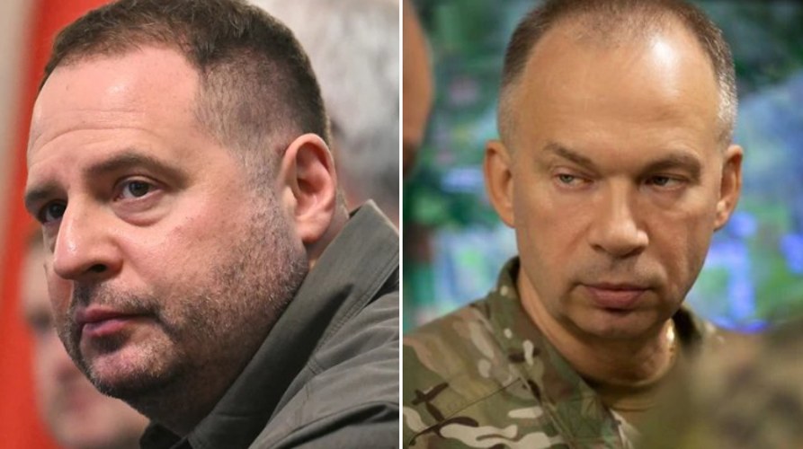 Пункт управління головнокомандувача ЗСУ Олександра Сирського в одній із прифронтових областей, куди прибув Андрій Єрмак