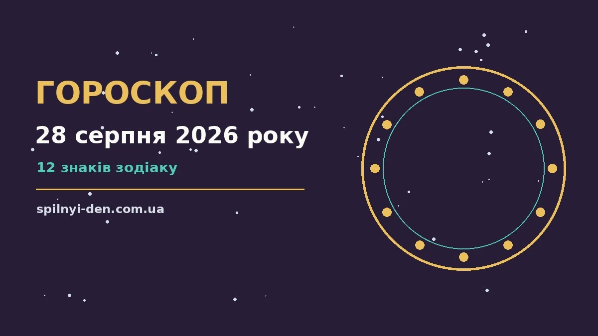 Гороскоп на 28 серпня 2026 року: ділові підказки та практичні поради