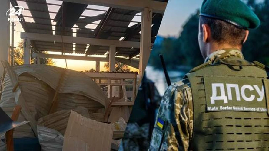 Наслідки нічного удару по інфраструктурі пункту пропуску «Табаки» на Одещині, фото ДПСУ