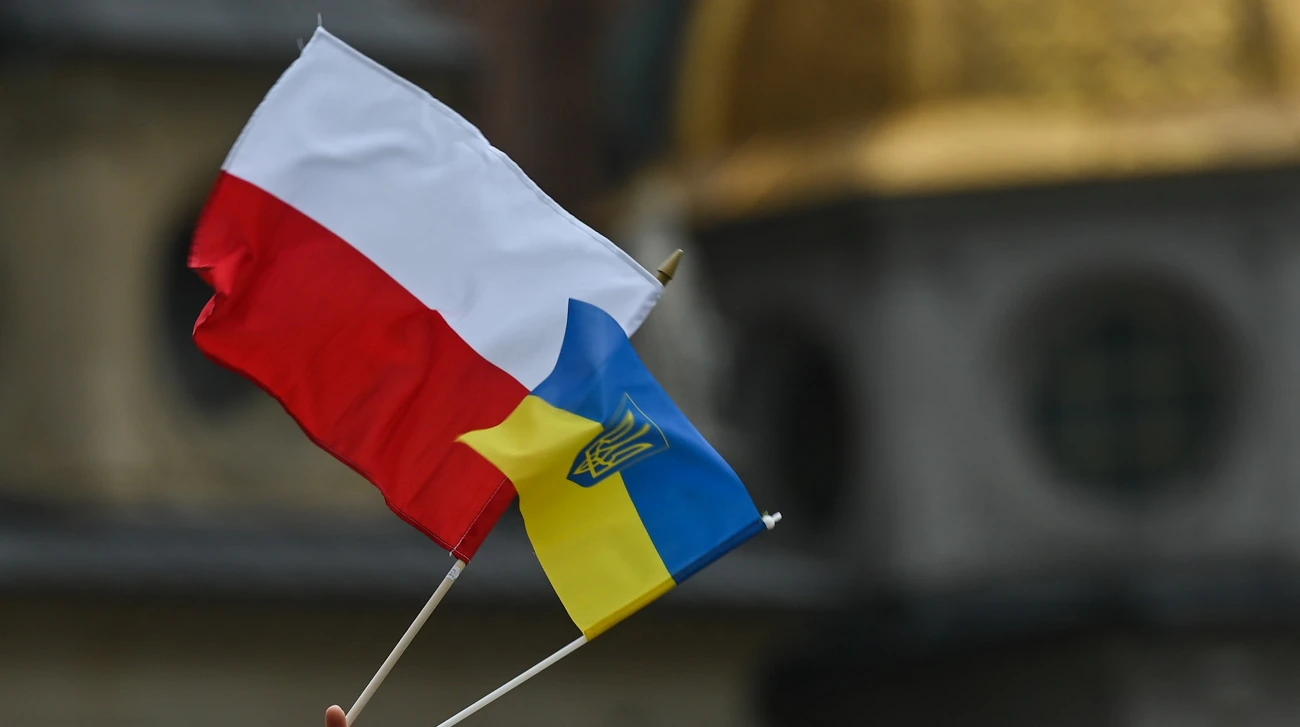 Речниця МВС Польщі Кароліна Галецька під час брифінгу щодо міграційної політики