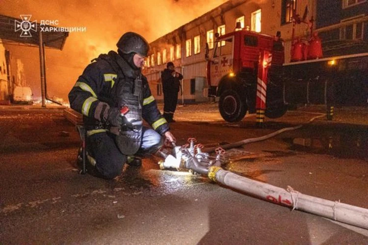 Фото атаки на Харків